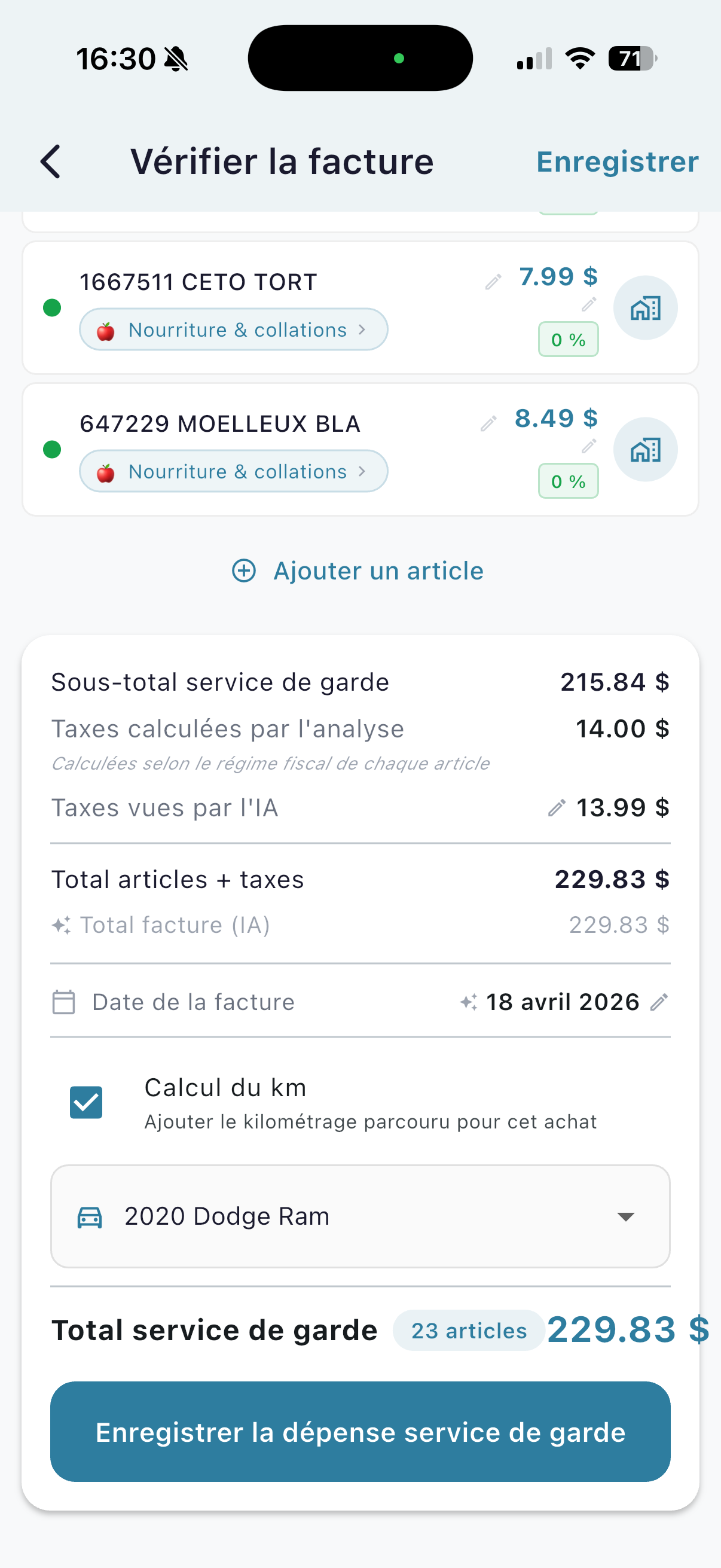Résultat d'analyse IA — GardiePro